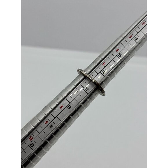 Lot of 3 Silver Tone Rings size 7 and 8 - Picture 6 of 6